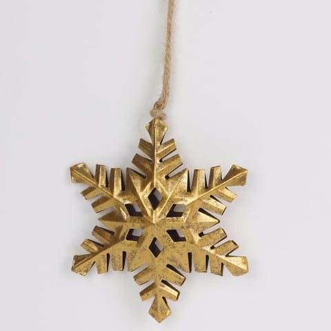 Metal Snowflake Ornament