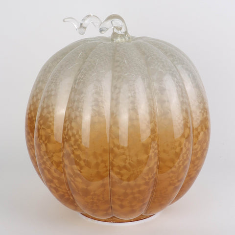 L Glass Pumpkin W/ Led