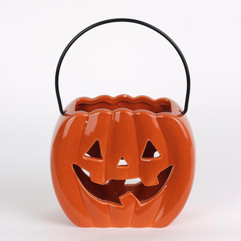 Ceramic Ghost Face Lantern