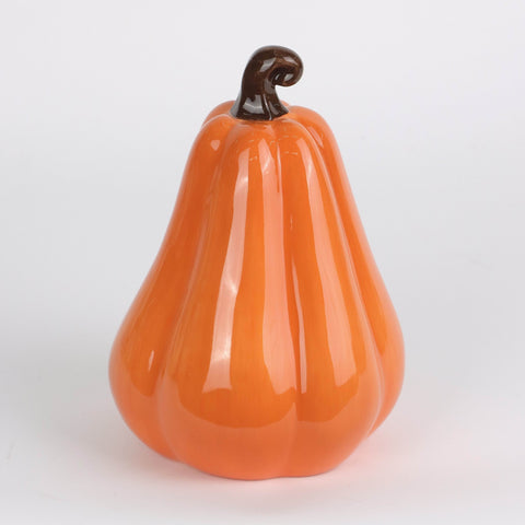 Ceramic Ghost Face Pumpkin