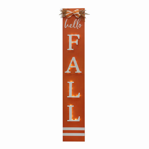 Mdf Fall Décor W/ Led