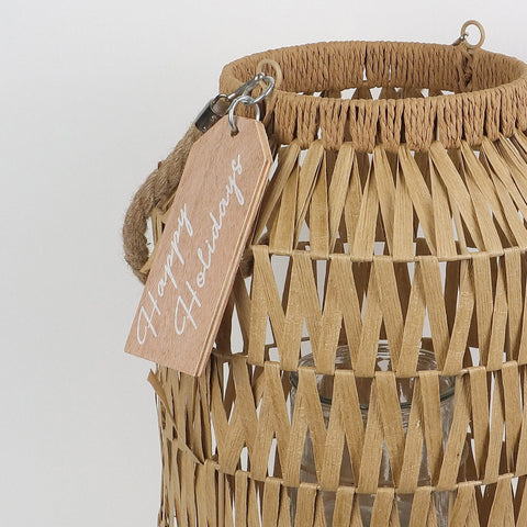 Plastic Rattern Lantern