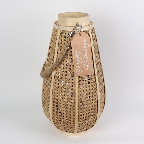 Plastic Rattern Lantern