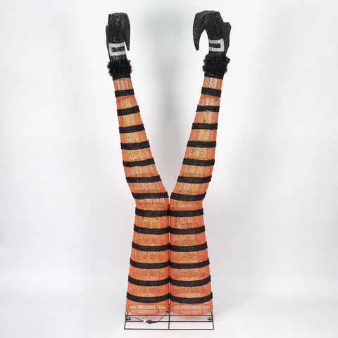 Halloween Witch Legs W/ Led