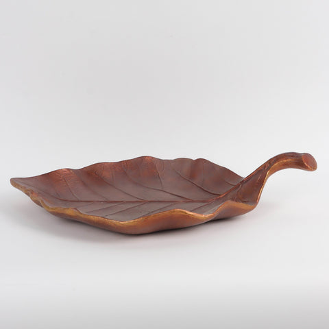 Resin Leaf Shape Plate Decoration