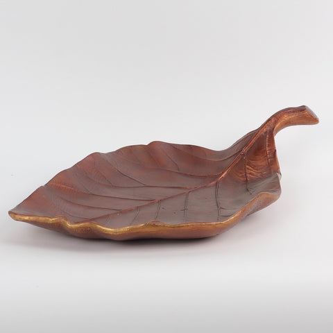 Resin Leaf Shape Plate Decoration
