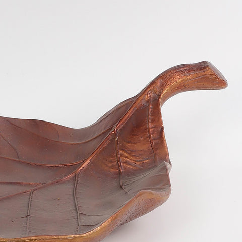 Resin Leaf Shape Plate Decoration