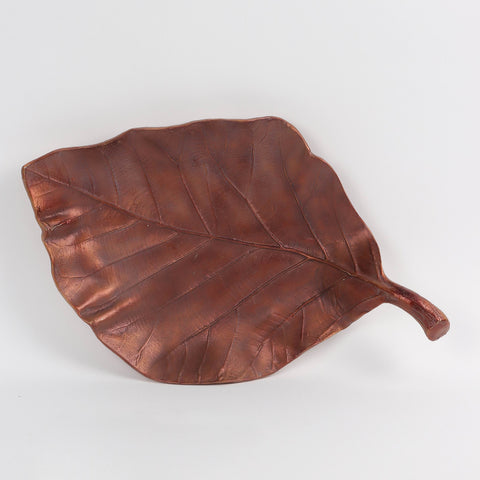 Resin Leaf Shape Plate Decoration