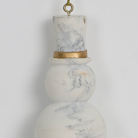 Christmas Resin Snowman Ornament