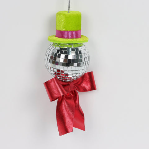 Christmas Snowman Head Ornament