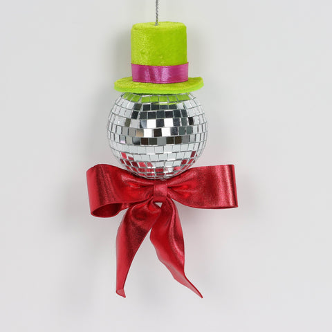 Christmas Snowman Head Ornament