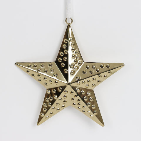Christmas Metal Star Ornament