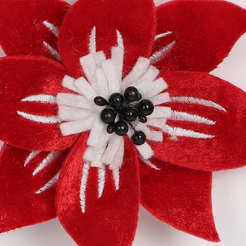 Christmas Poinsettia Ornament