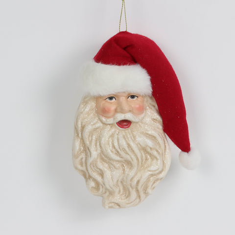 Christmas Santa Head Ornament
