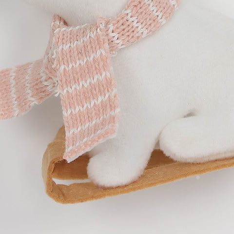 Christmas Mouse In Sledge Ornament
