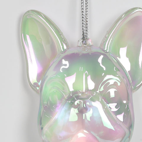 Christmas Dog Head Ornament