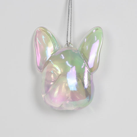 Christmas Dog Head Ornament