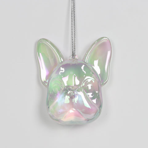 Christmas Dog Head Ornament