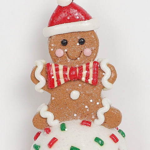 Christmas Cupcake Gingerbread Ornament