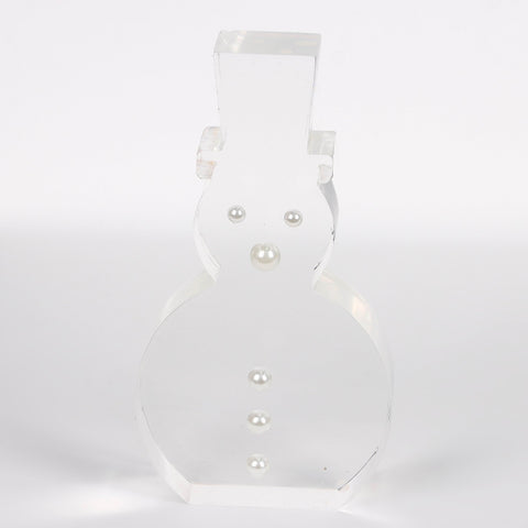 Christmas Plastic Snowman Décor