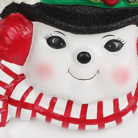 Christmas Snowman Head Ornament
