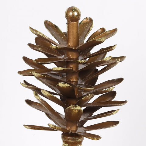 Christmas Pine Cone Stocking Holder