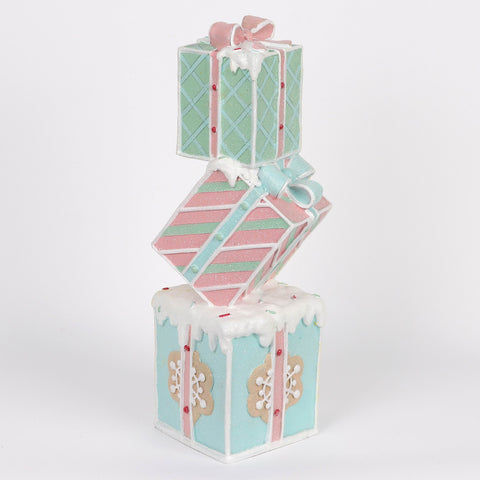 Christmas Resin Gift Boxes Décor