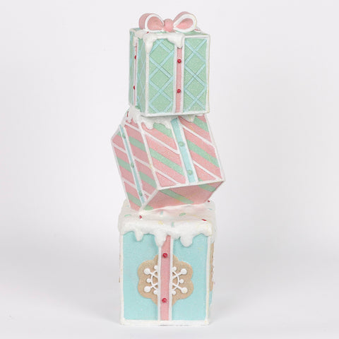 Christmas Resin Gift Boxes Décor