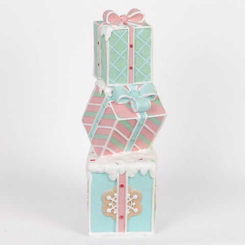 Christmas Resin Gift Boxes Décor