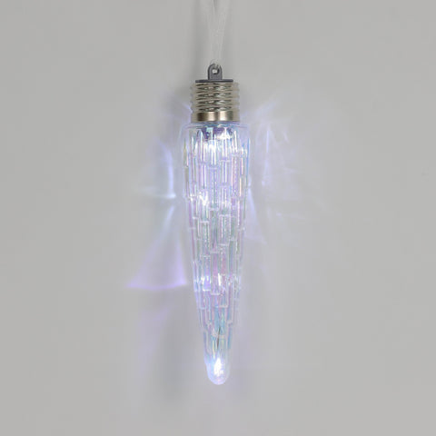 S/4 Christmas Plastic Bulb Shape Ornament