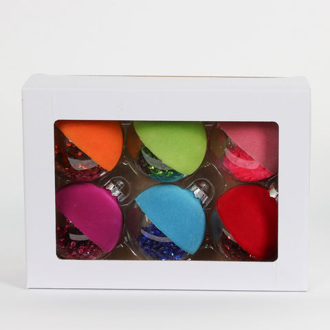 S/6 Christmas Balls Ornament