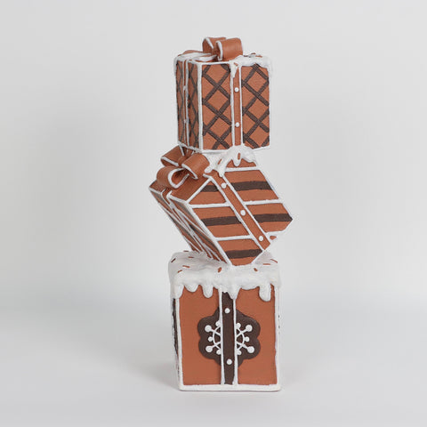 Christmas Resin Gift Boxes Décor