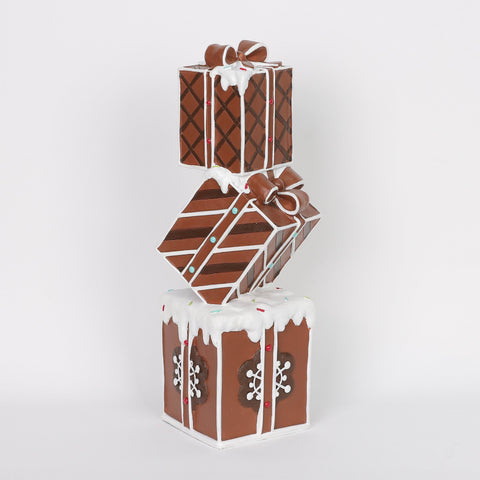 Christmas Resin Gift Boxes Décor