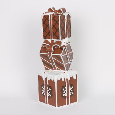 Christmas Resin Gift Boxes Décor