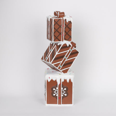 Christmas Resin Gift Boxes Décor