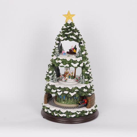 Christmas Resin Village Décor