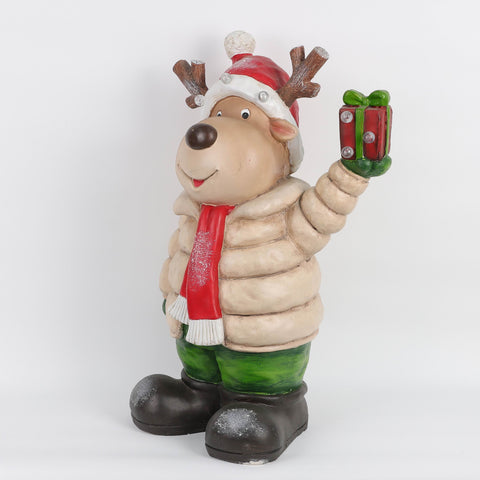 Christmas Resin Reindeer Décor