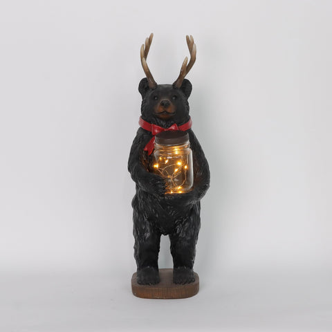 Christmas Resin Bear Décor