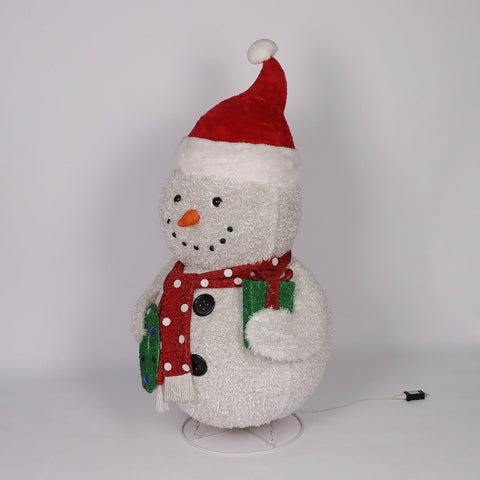 Christmas Pre-Lit Snowman Décor