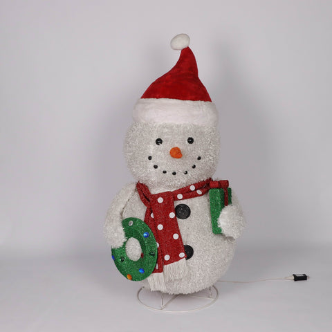 Christmas Pre-Lit Snowman Décor