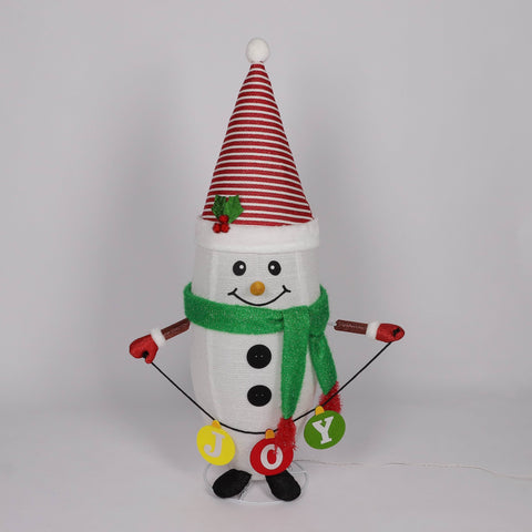 Christmas Pre-Lit Snowman Décor
