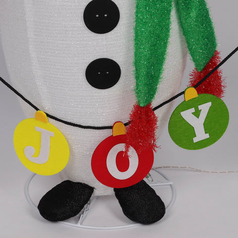 Christmas Pre-Lit Snowman Décor