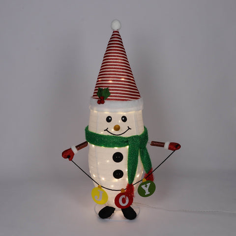 Christmas Pre-Lit Snowman Décor
