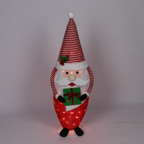 Christmas Pre-Lit Santa Décor