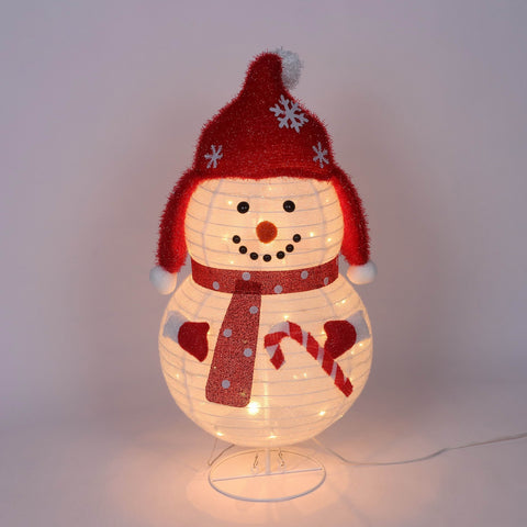 Christmas Pre-Lit Snowman Décor