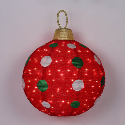Christmas Pre-Lit Jumbo Ornament Décor
