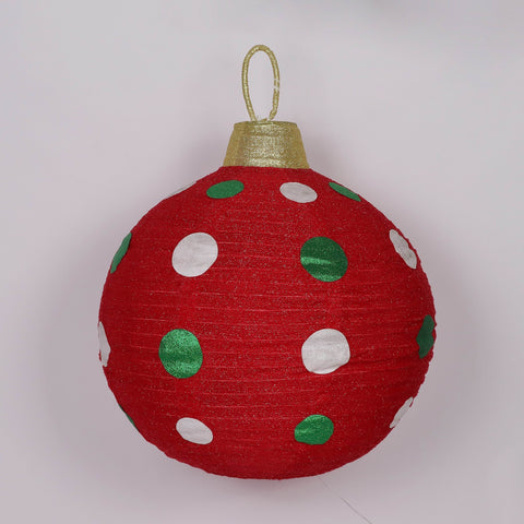 Christmas Pre-Lit Jumbo Ornament Décor