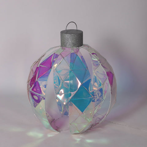 Christmas Pre-Lit Jumbo Ornament Décor