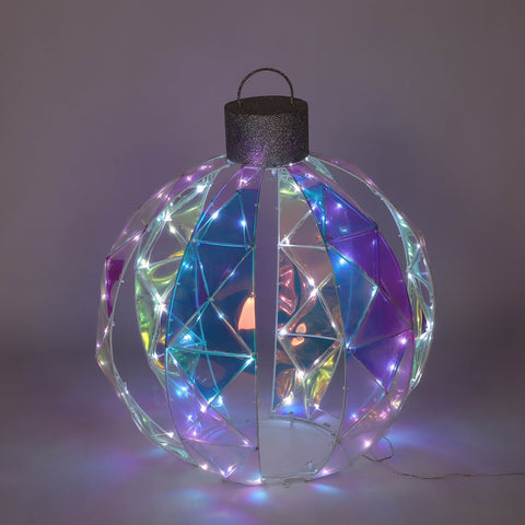 Christmas Pre-Lit Jumbo Ornament Décor
