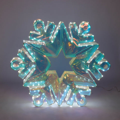 Christmas Pre-Lit Jumbo Snowflake Décor
